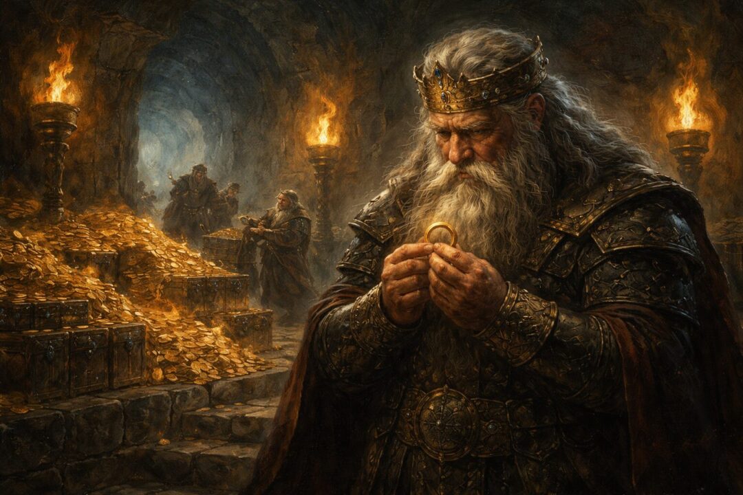 Dwarf ring begins a hoard