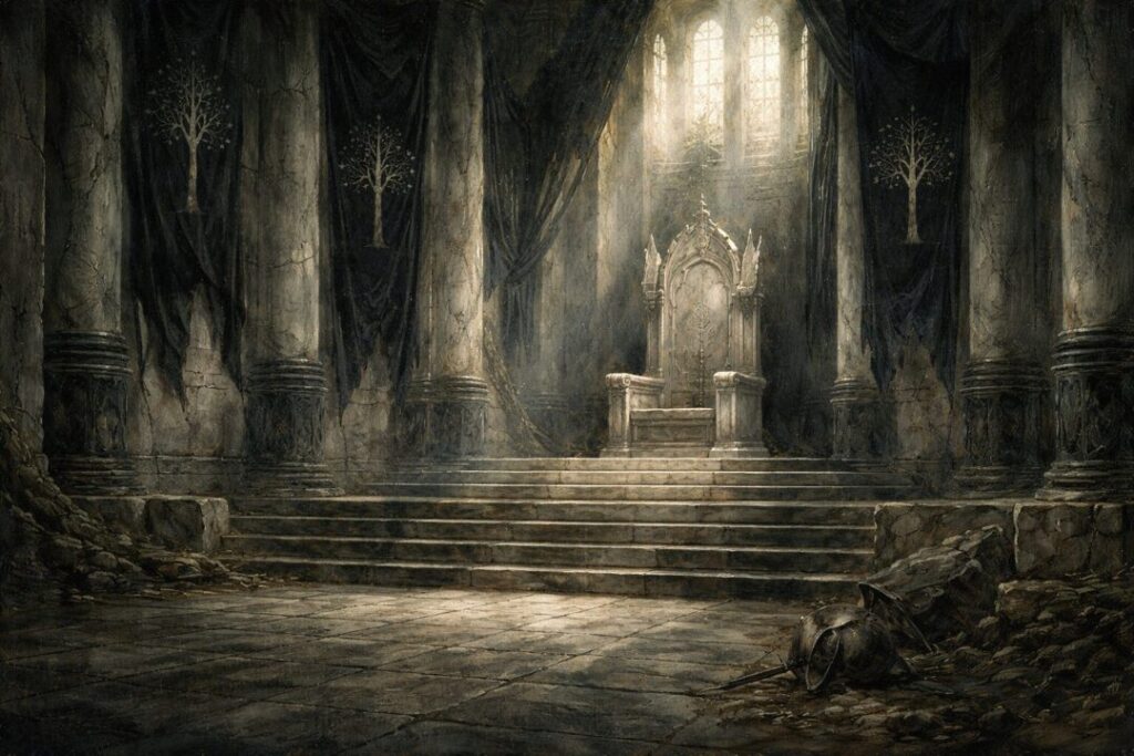 Empty throne Gondor
