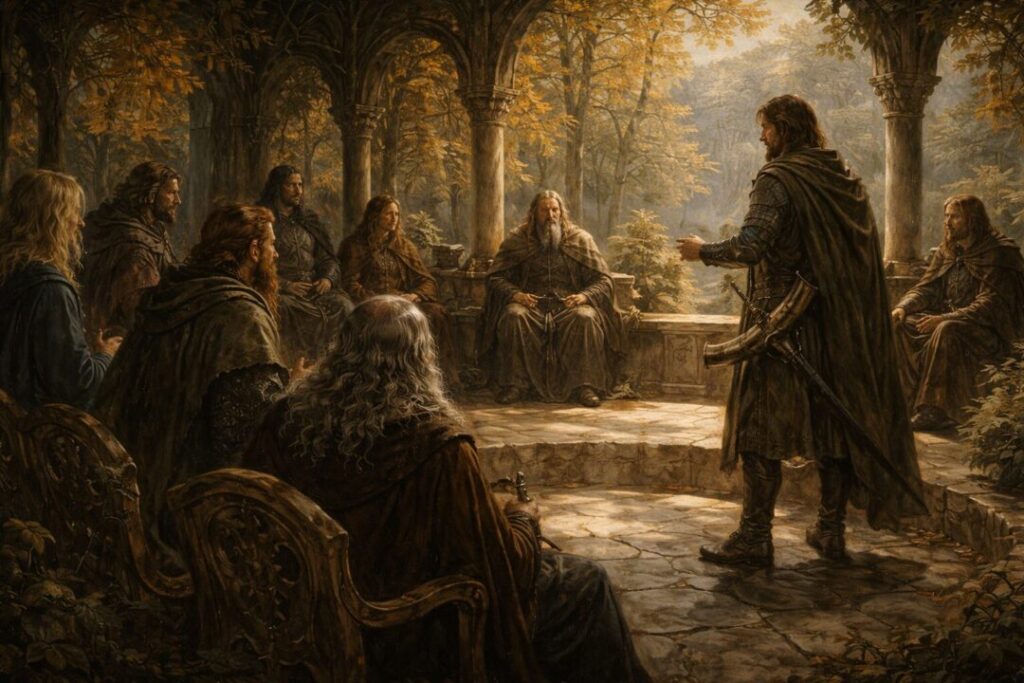 Faramir in the council