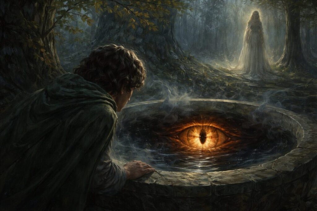 Frodo mirror of Galadriel