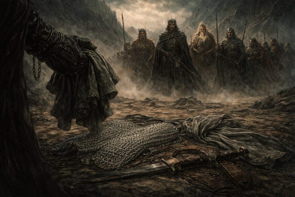 Frodo tokens at the black gate