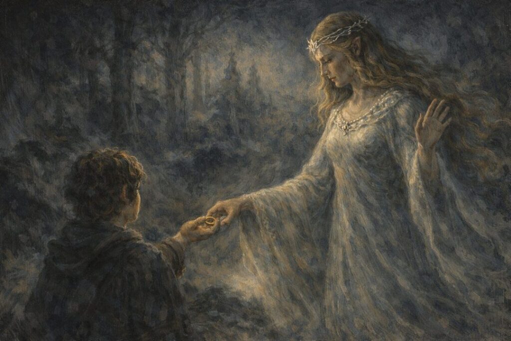 Galadriel refuses the One Ring