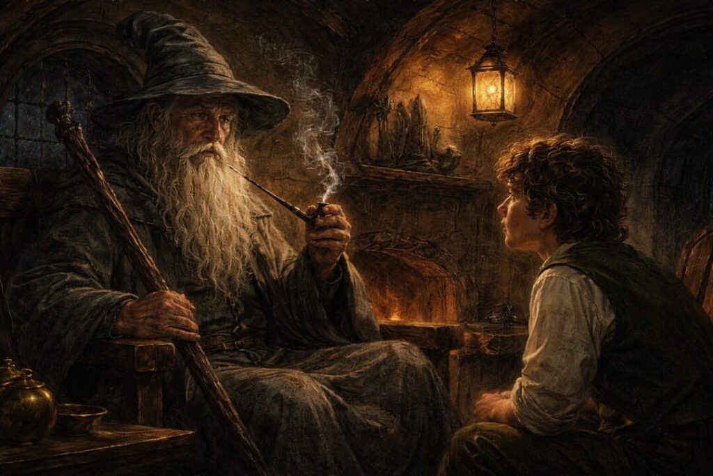 Gandalf Frodo shadow of the past