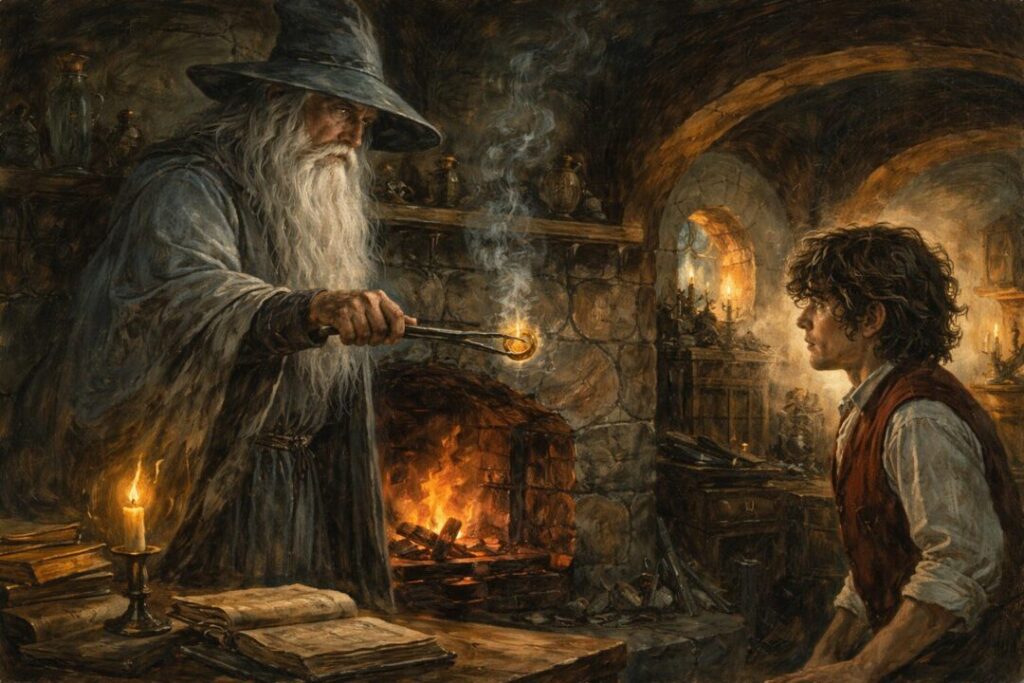 Gandalf testing One Ring