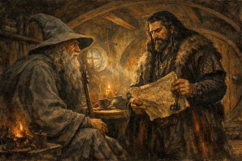 Gandalf Thorin Bag End