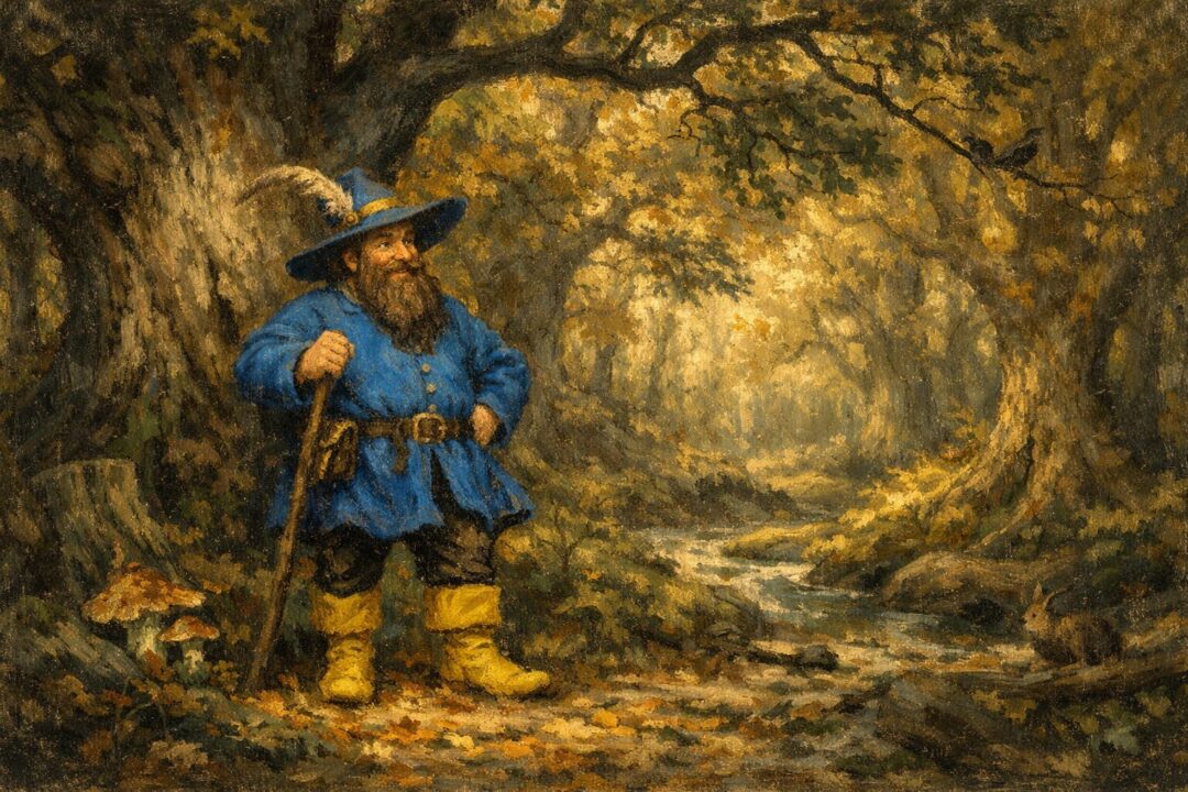 Gandalf and Tom Bombadil old forest meeting