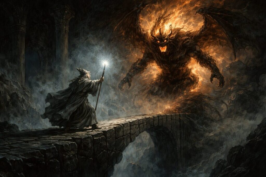 Gandalf vs Balrog
