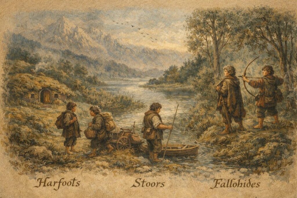 Harfoots Stoors Fallohides