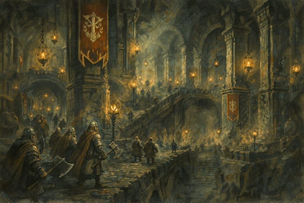 Khazad Dum dwarven kingdom