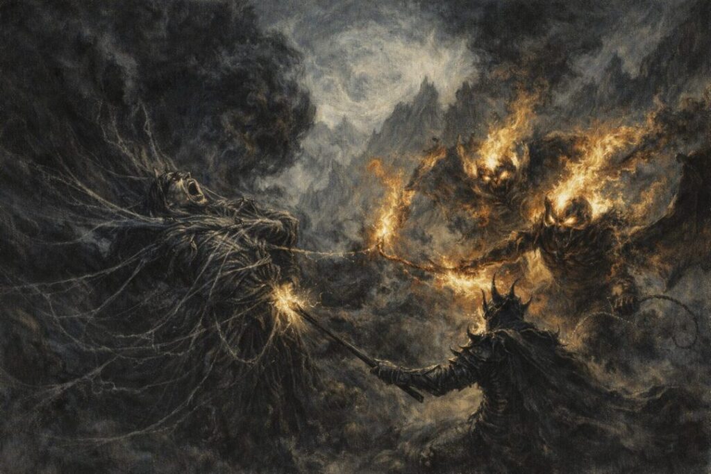 Lammoth Balrogs whips of flame