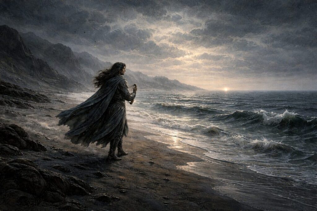 Maglor wanders shores