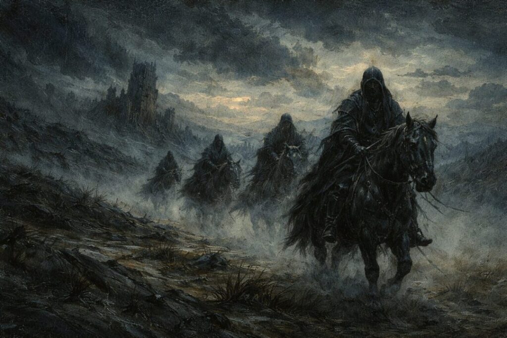 Nazgul searching for One Ring