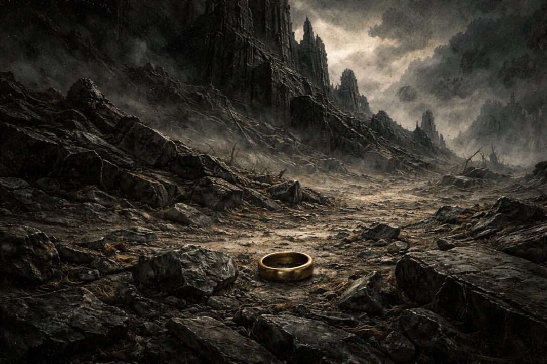 Nine Rings lost in Barad Dur