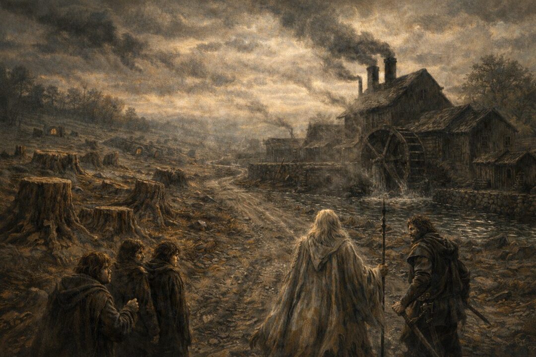 Shire under sharkey Saruman