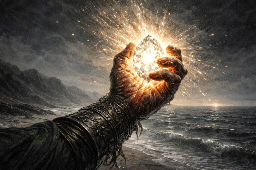 Silmaril burns Maglor hand