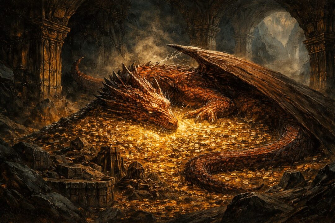 Smaug under Erebor