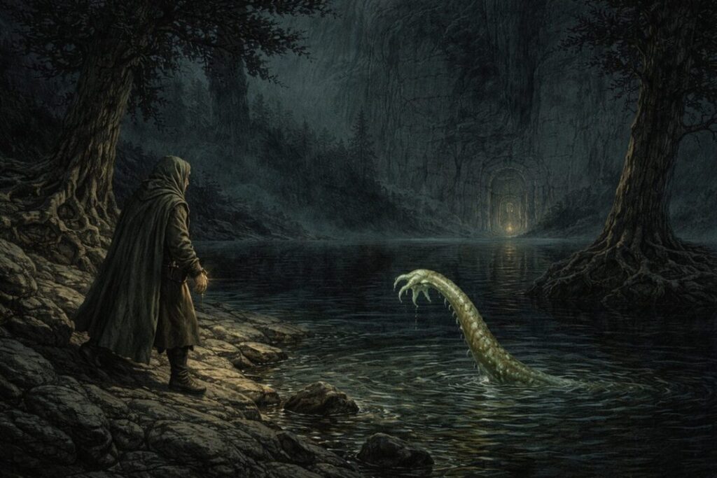 Watcher in the water