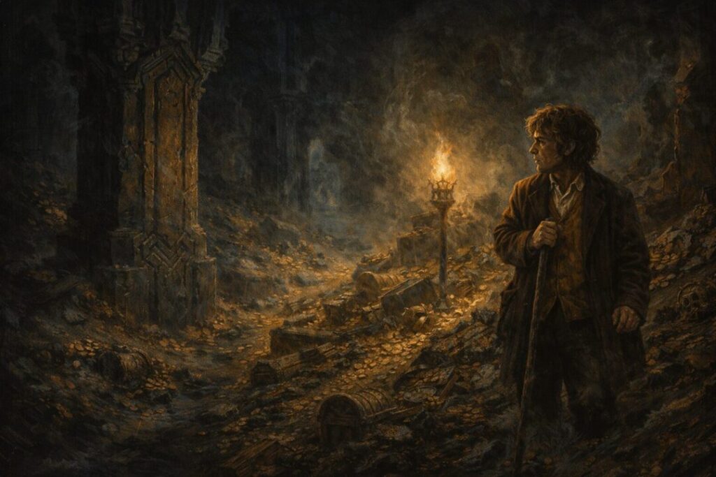 Bilbo Erebor dragon hoard