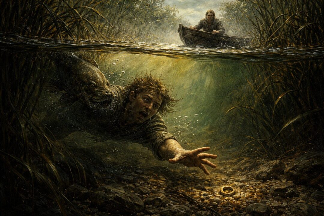 Deagol finds One Ring