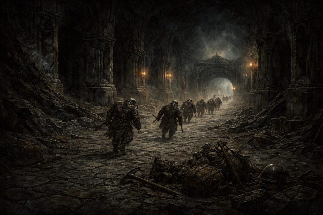 Dwarves flee Khazad Dum