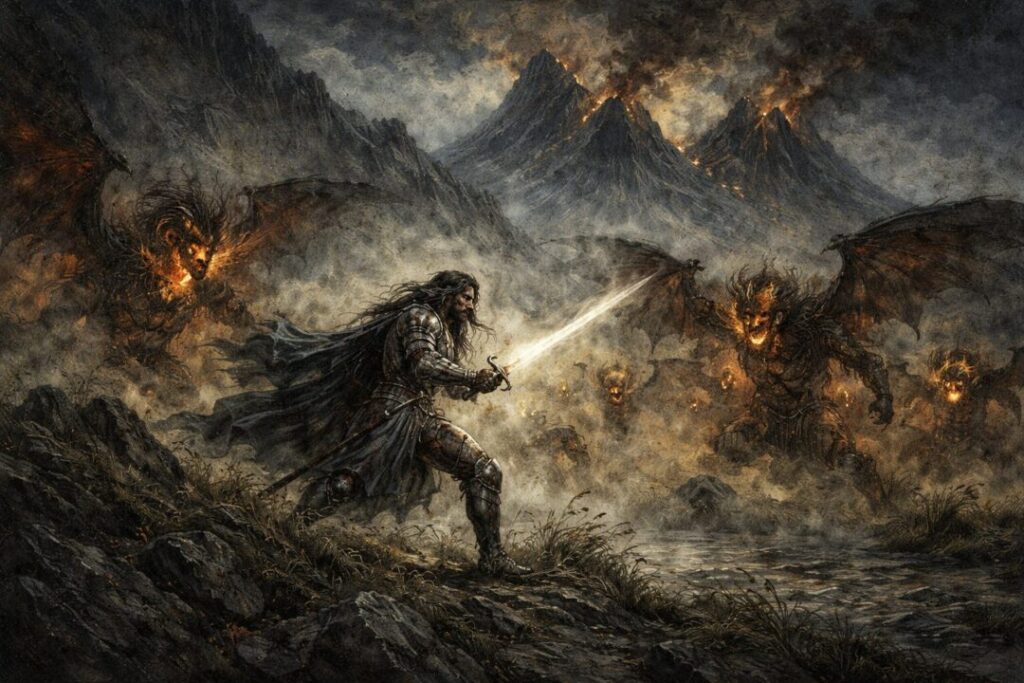 Feanor last stand
