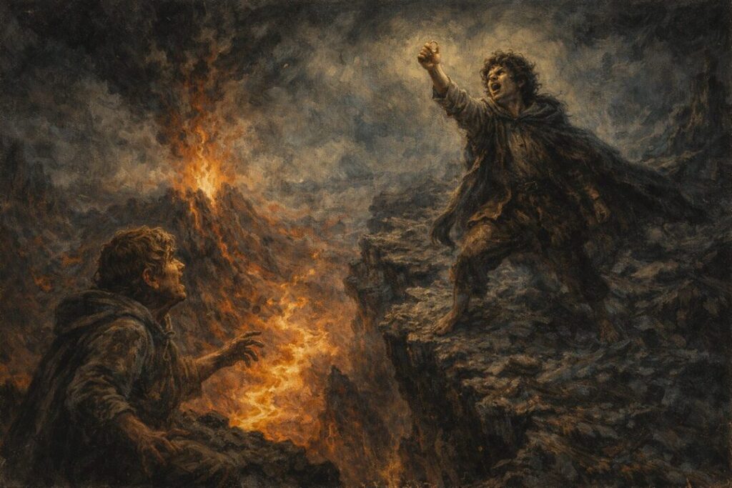 Frodo claims The One Ring