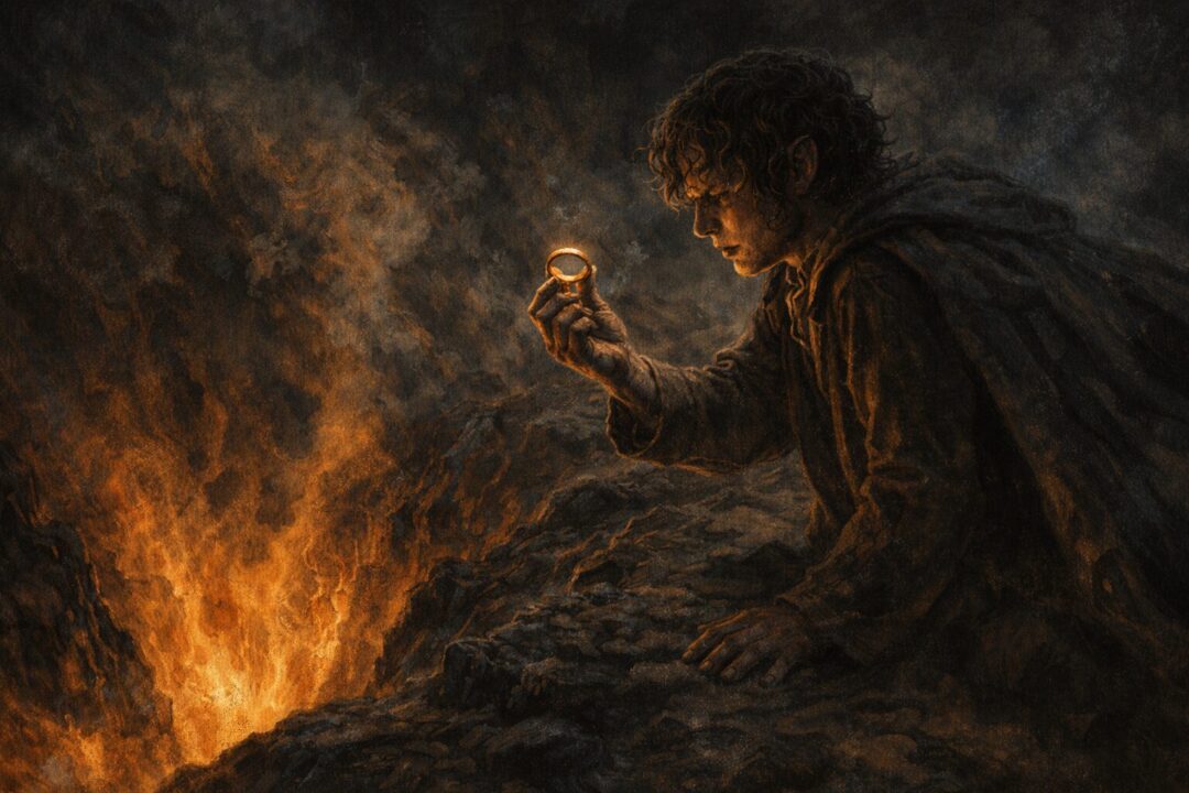 Frodo cracks of Doom