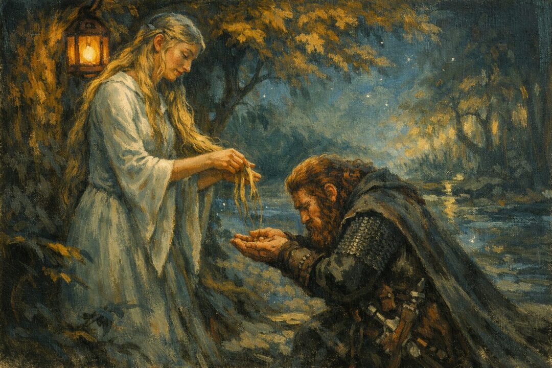 Galadriel gift to Gimli