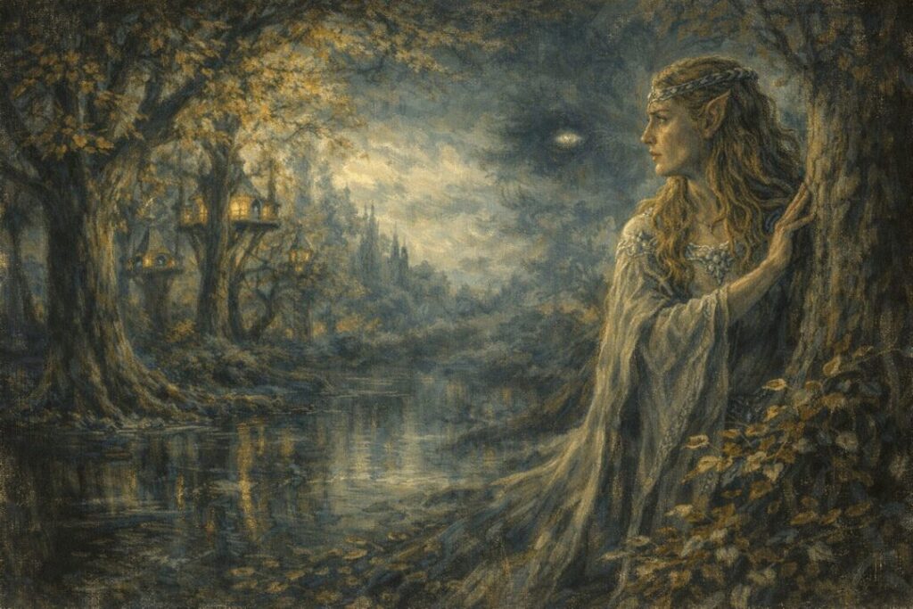 Galadriel Lothlorien three rings
