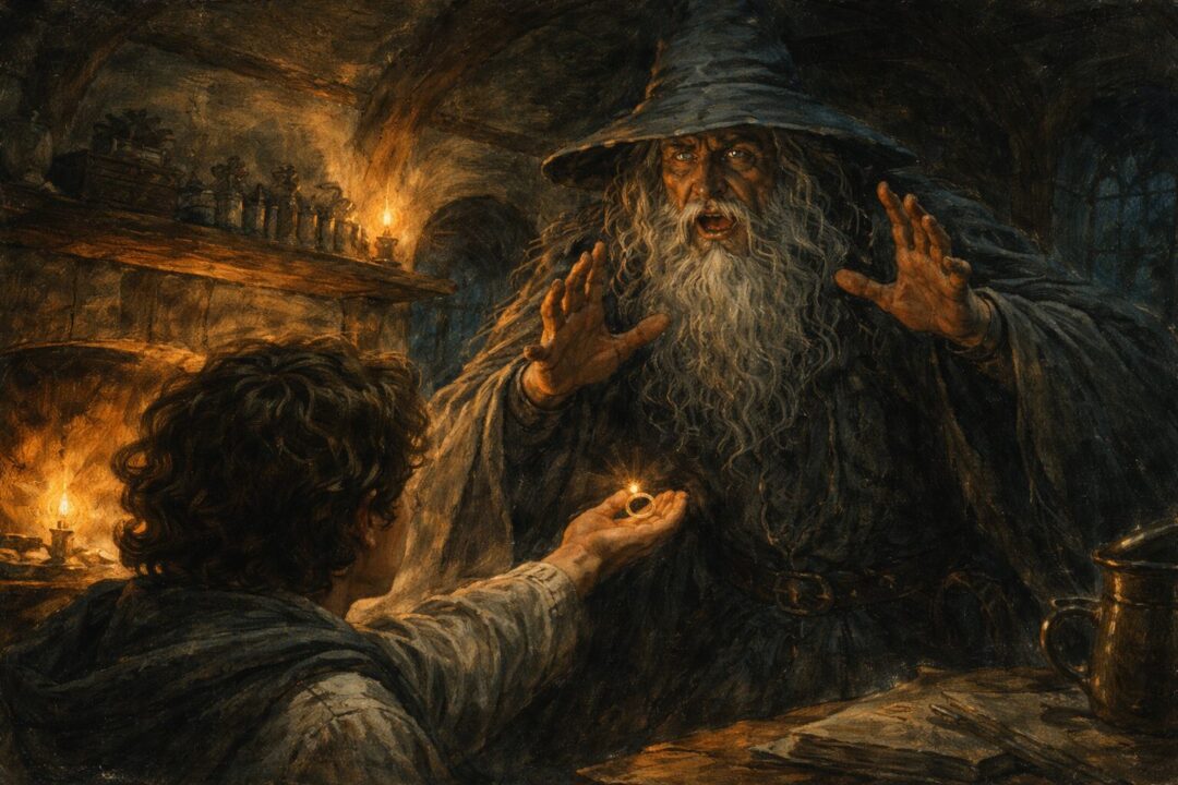 Gandalf refuses The One Ring
