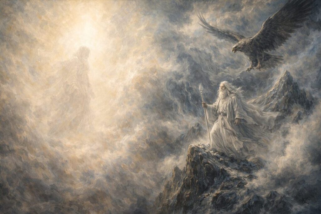 Gandalf sent back by Eru