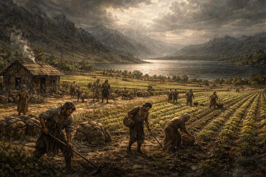 Lake Nurnen freed slaves fields