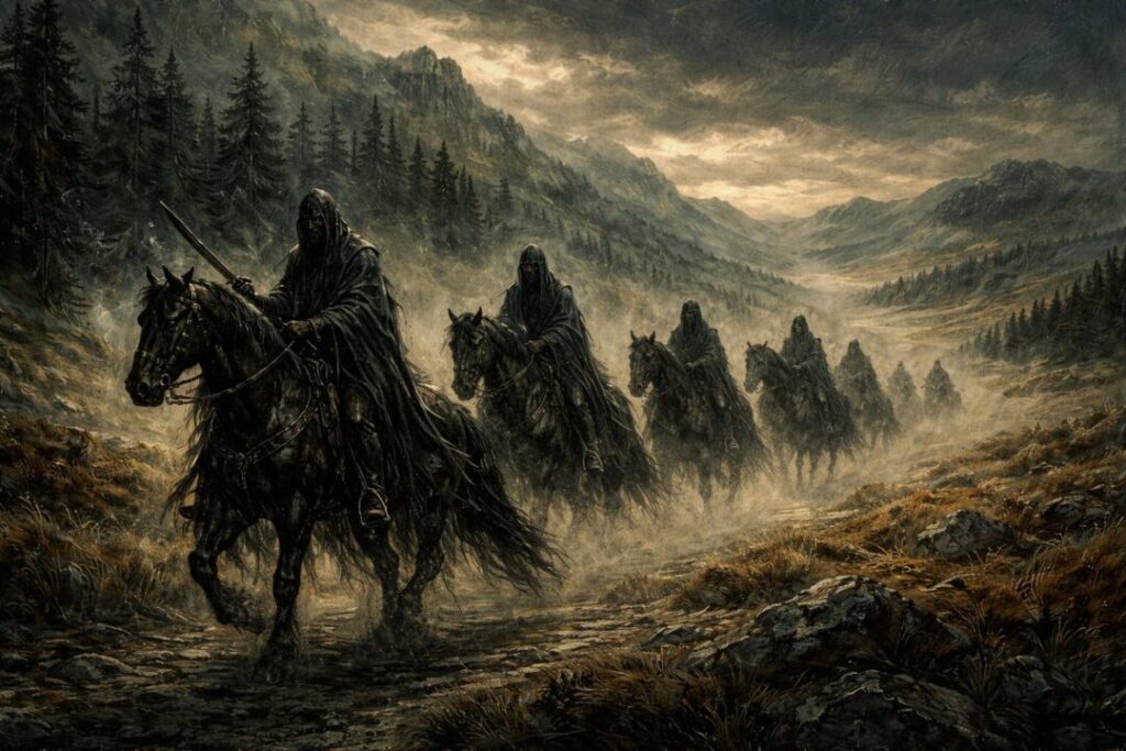 Nazgul search for the Shire