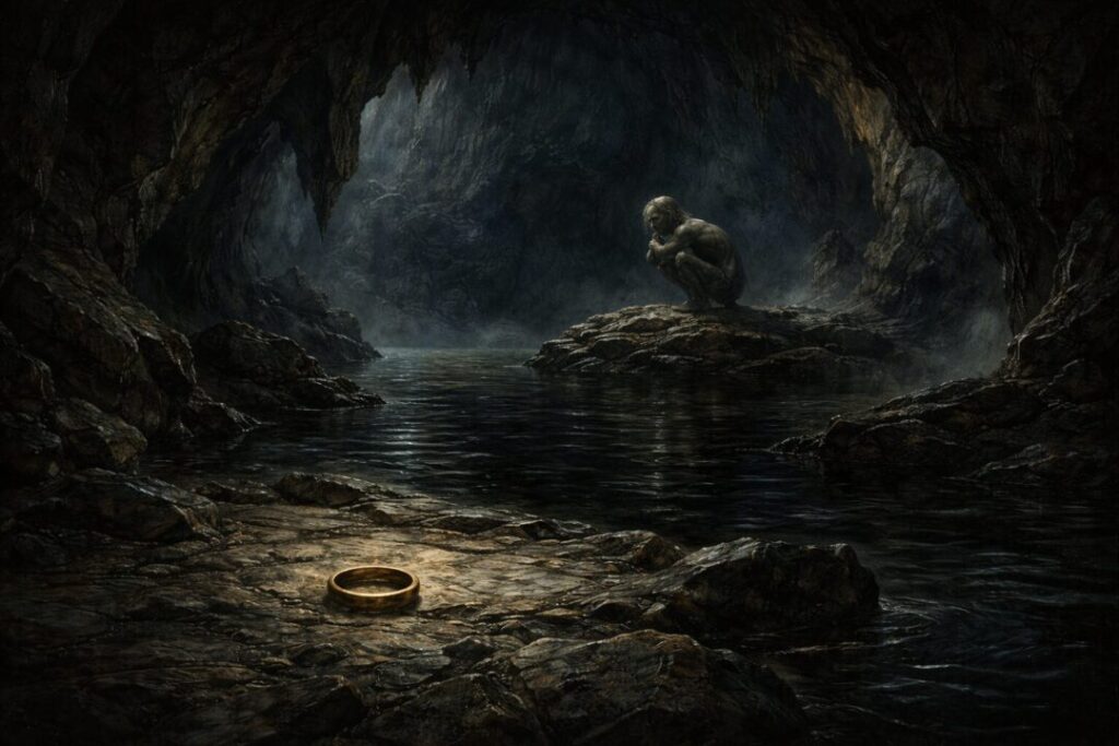 One Ring leaves Gollum