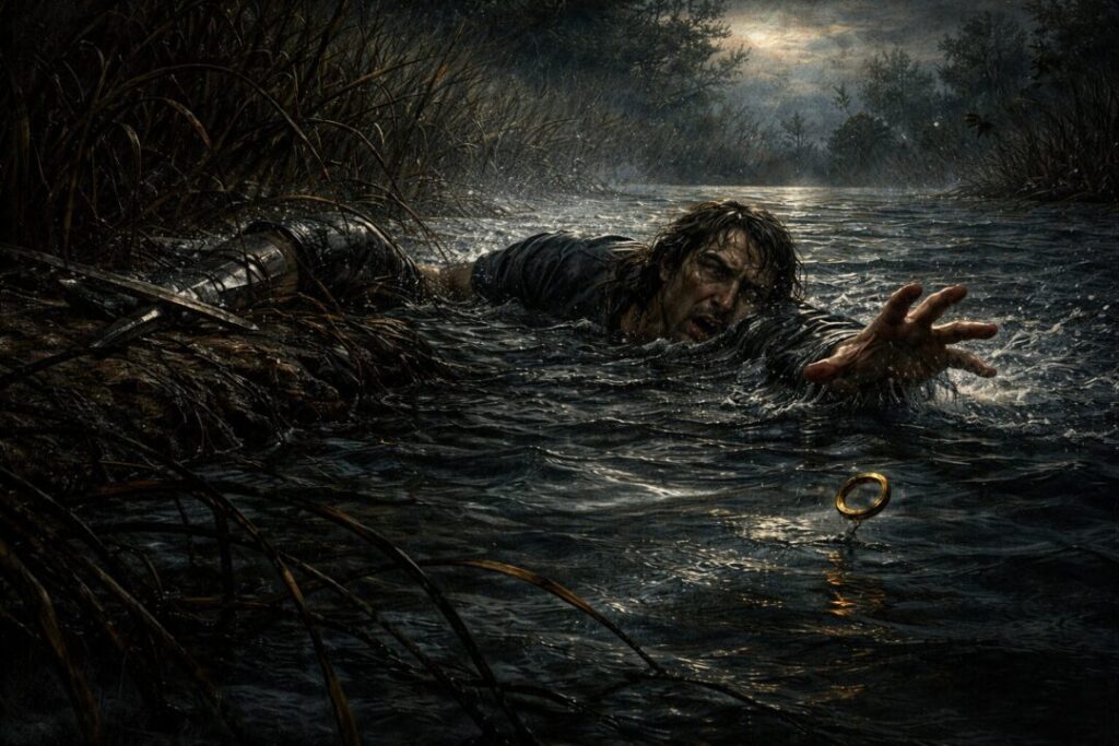 One Ring lost in Anduin