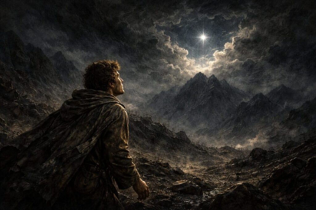 Sam sees star in Mordor