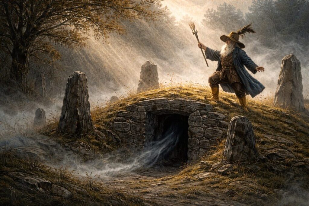 Tom Bombadil banishes Barrow wight
