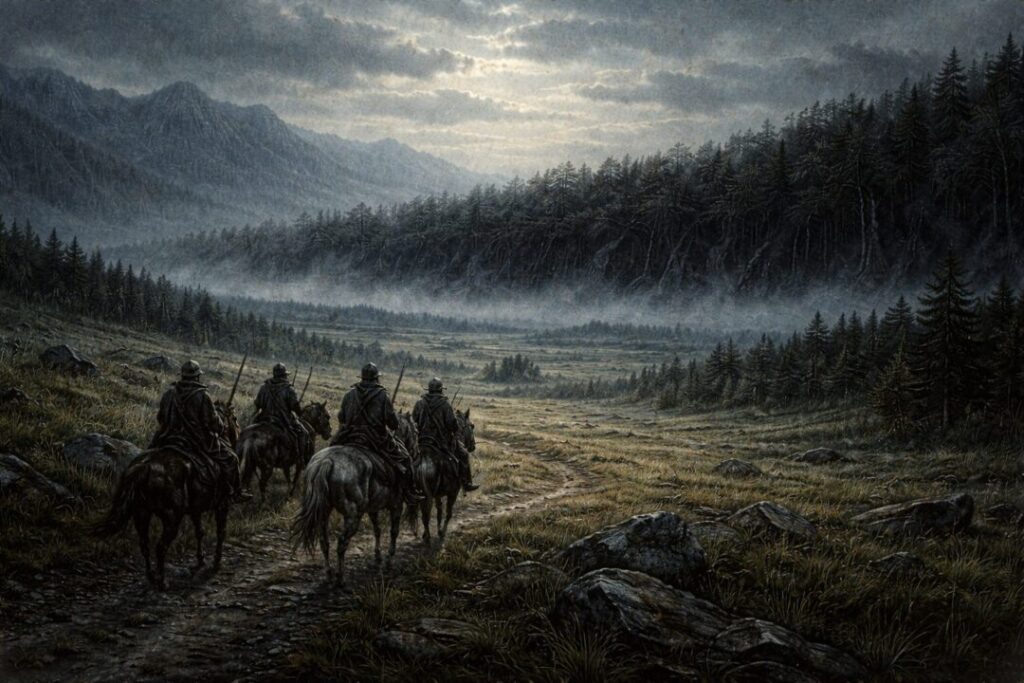 Veiling shadow Huorns