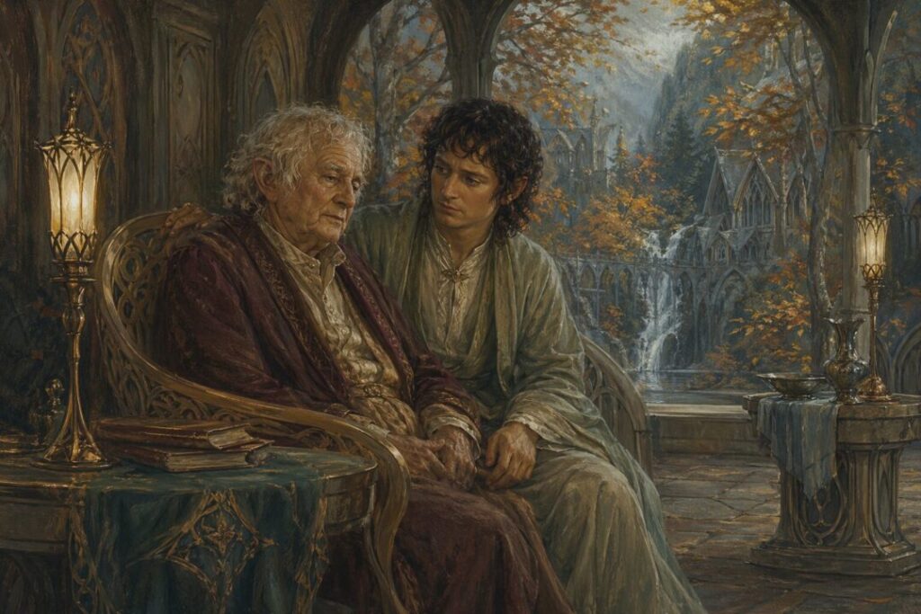 A moment of quiet companionship