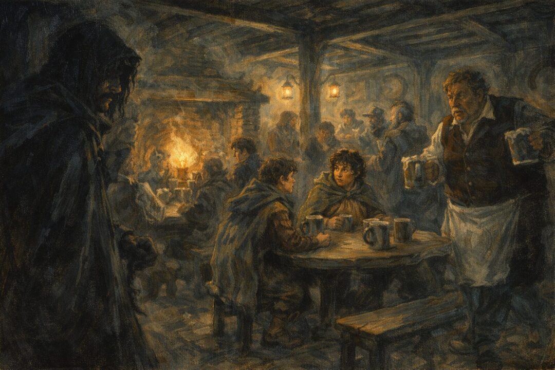 A quiet evening at the Prancing Pony