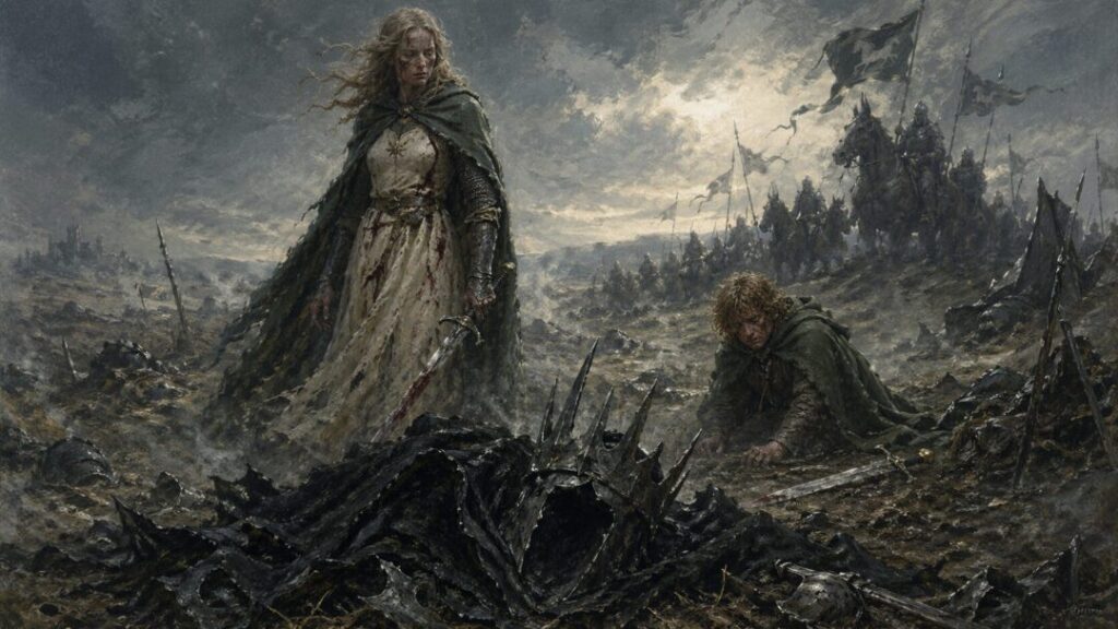 Aftermath of a shattered battle