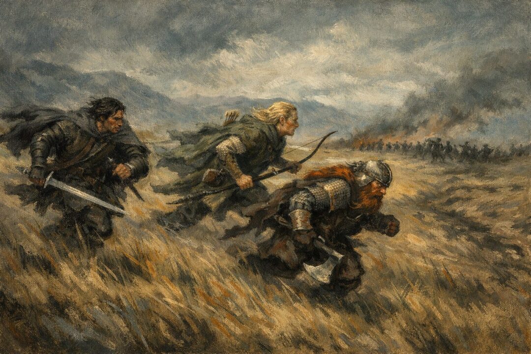 Chasing the Uruk-hai across Rohan