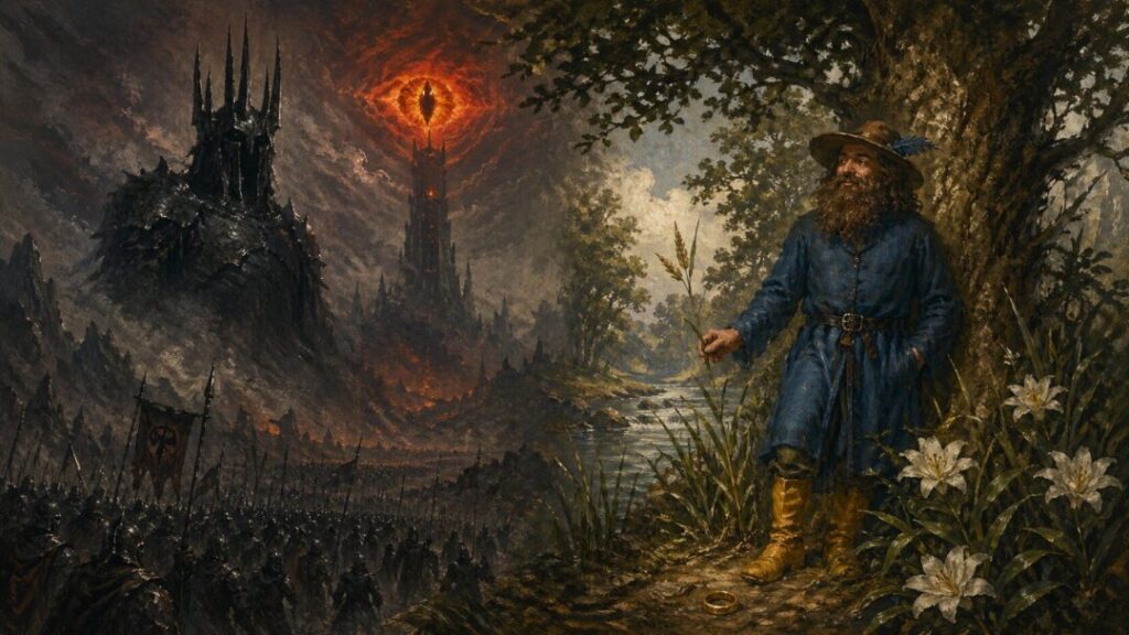 Clash of light and shadow lotr