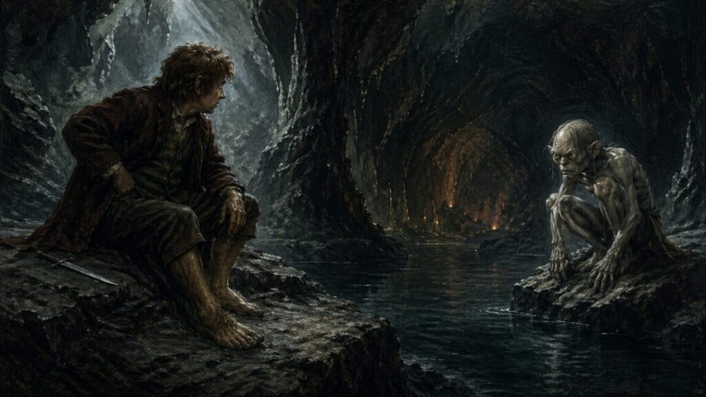 Confrontation in the cavern depths