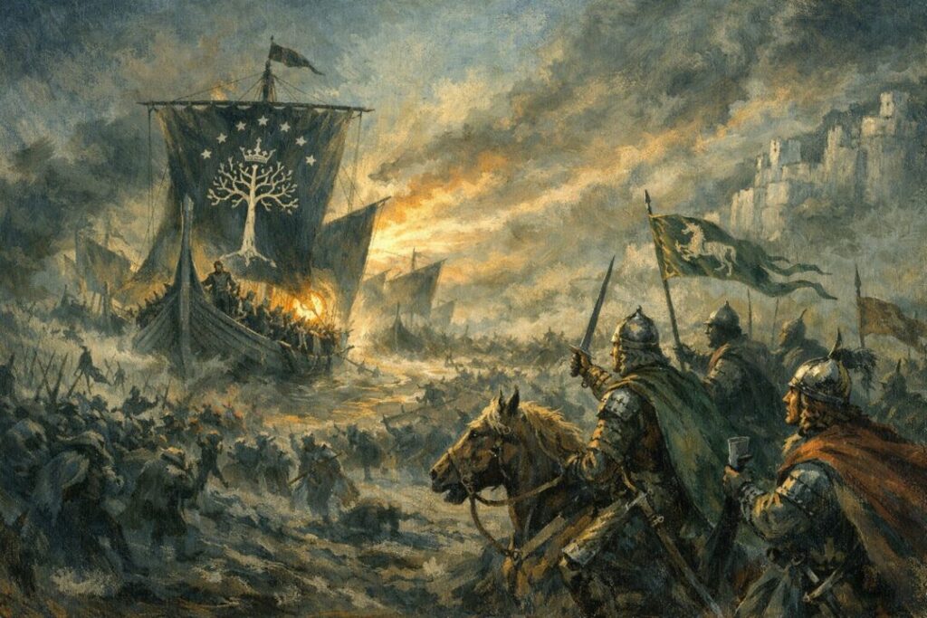 Dawn of hope at Pelennor Fields