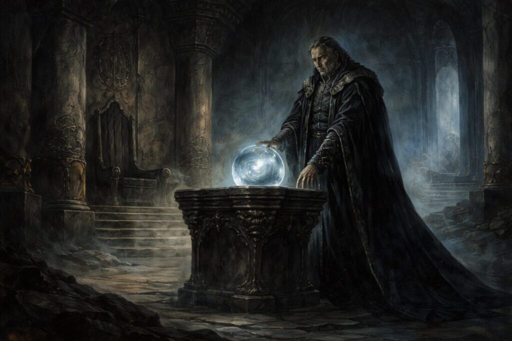 Denethor in the White Tower chamber