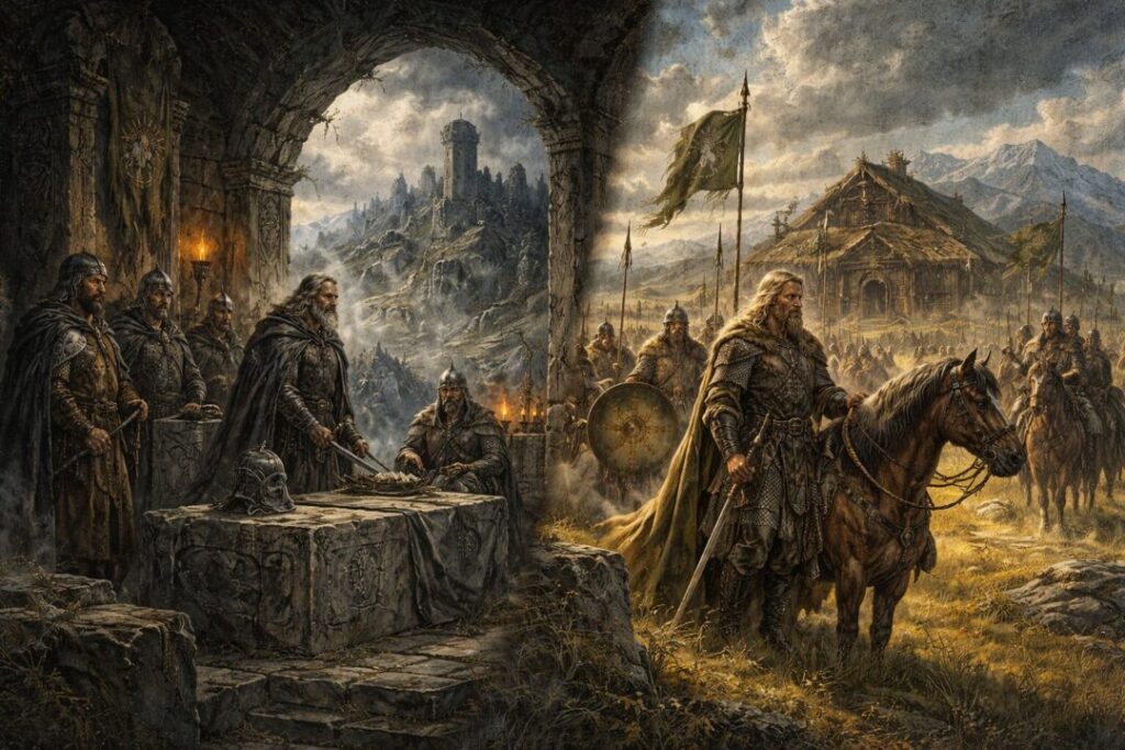 Dunedain and Rohirrim Two Worlds