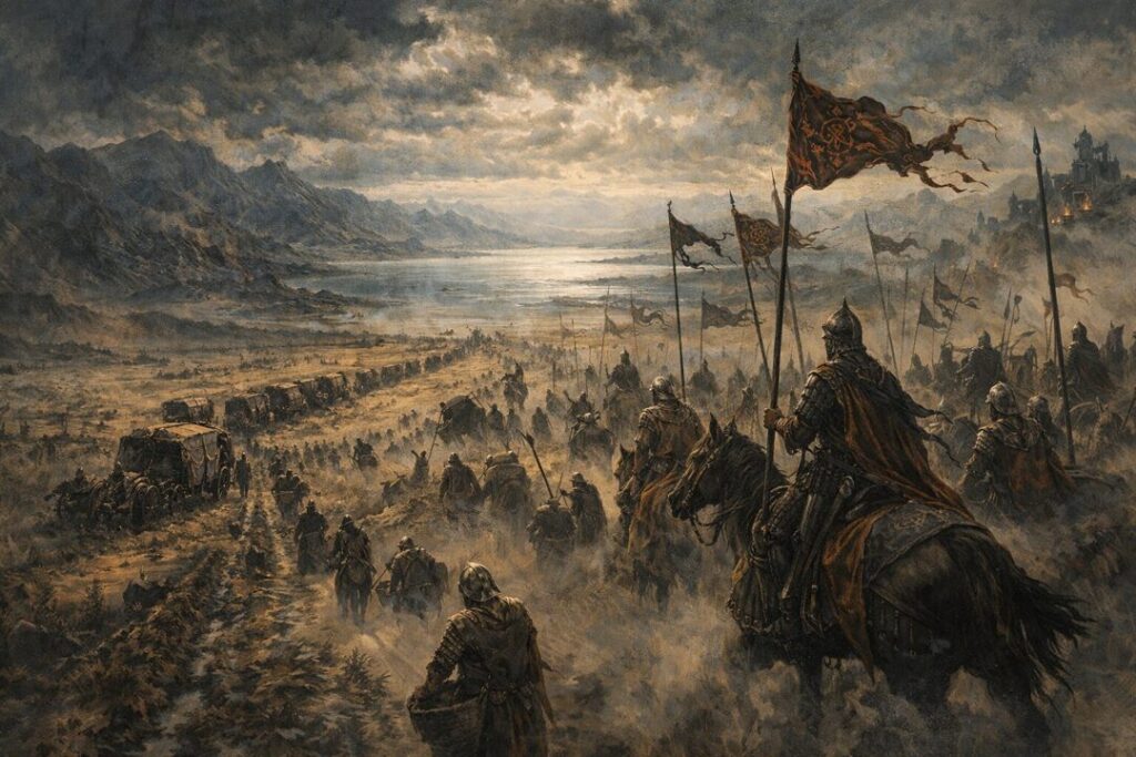Easterling army approaches Gondor's horizon