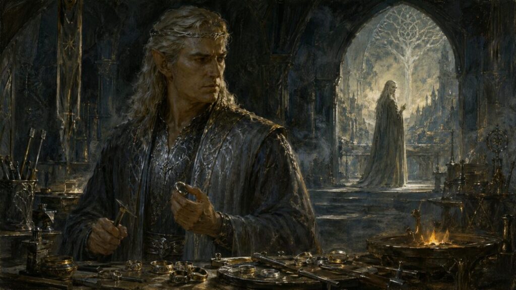 Elven smiths and mysterious beckonings
