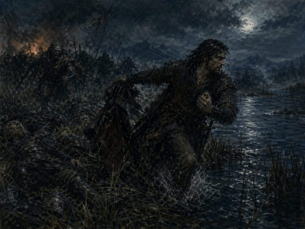 Escape from the dark marshlands